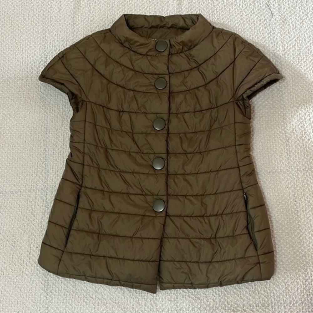 Fossil Cap Sleeve Jacket Vest Size Medium